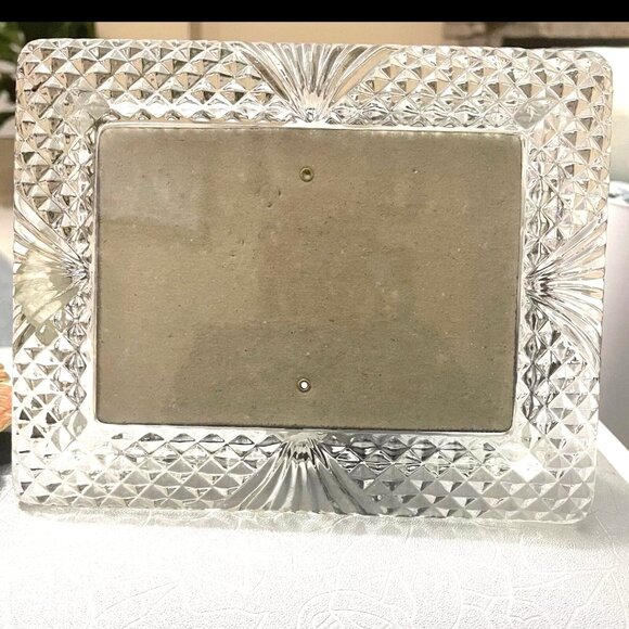 Shannon Lead Crystal Picture Frame Set Mayfair Collection 9.25” & 7.25” - Picture 12 of 14